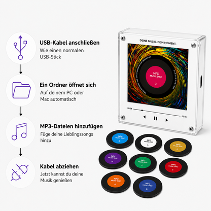 Musikplayer Magnet - Mit Drehfunktion