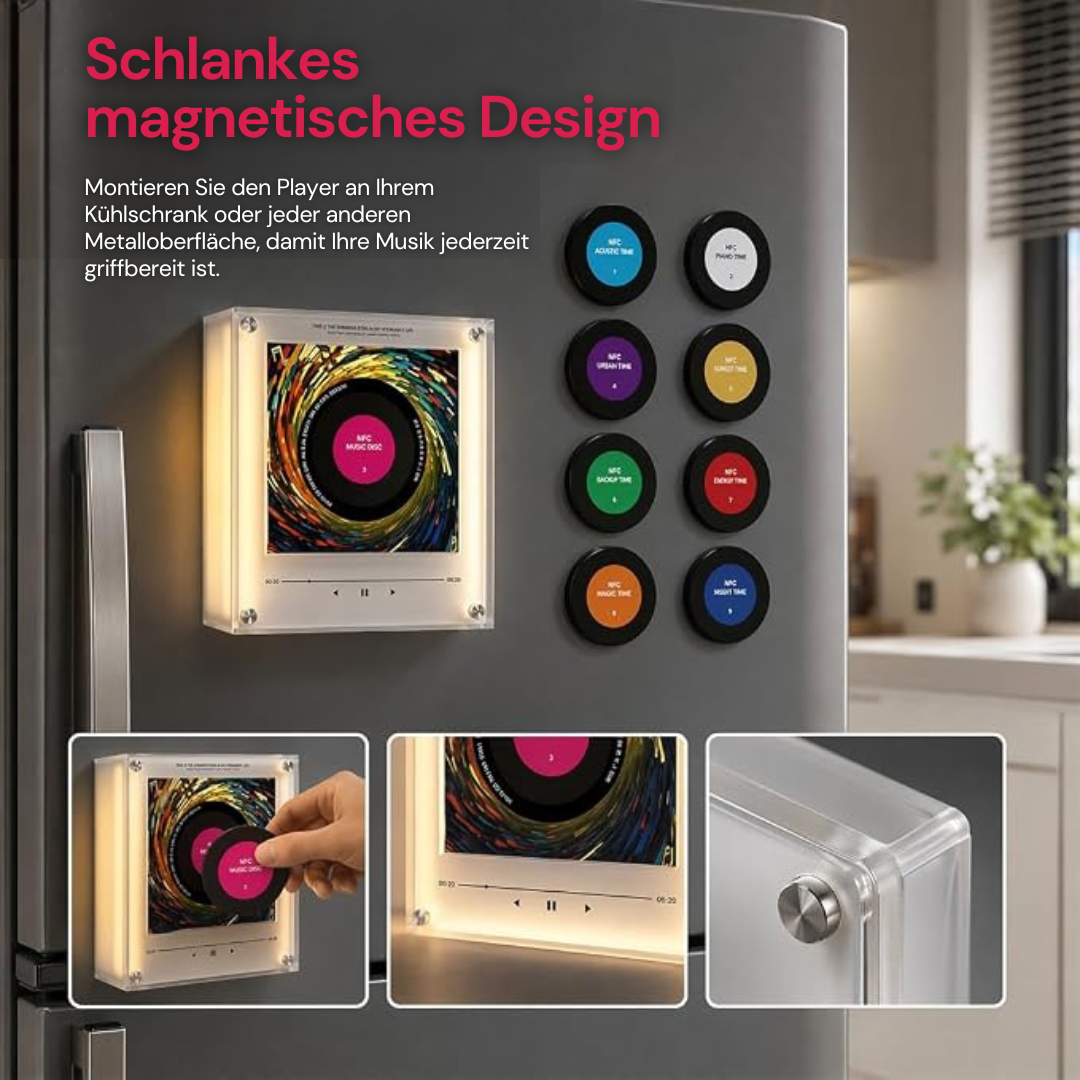 Musikplayer Magnet - Mit Drehfunktion