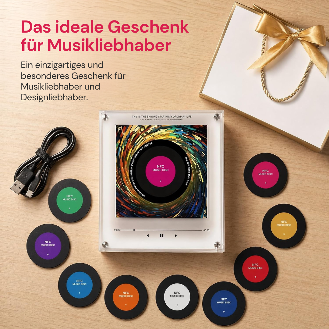 Musikplayer Magnet - Mit Drehfunktion